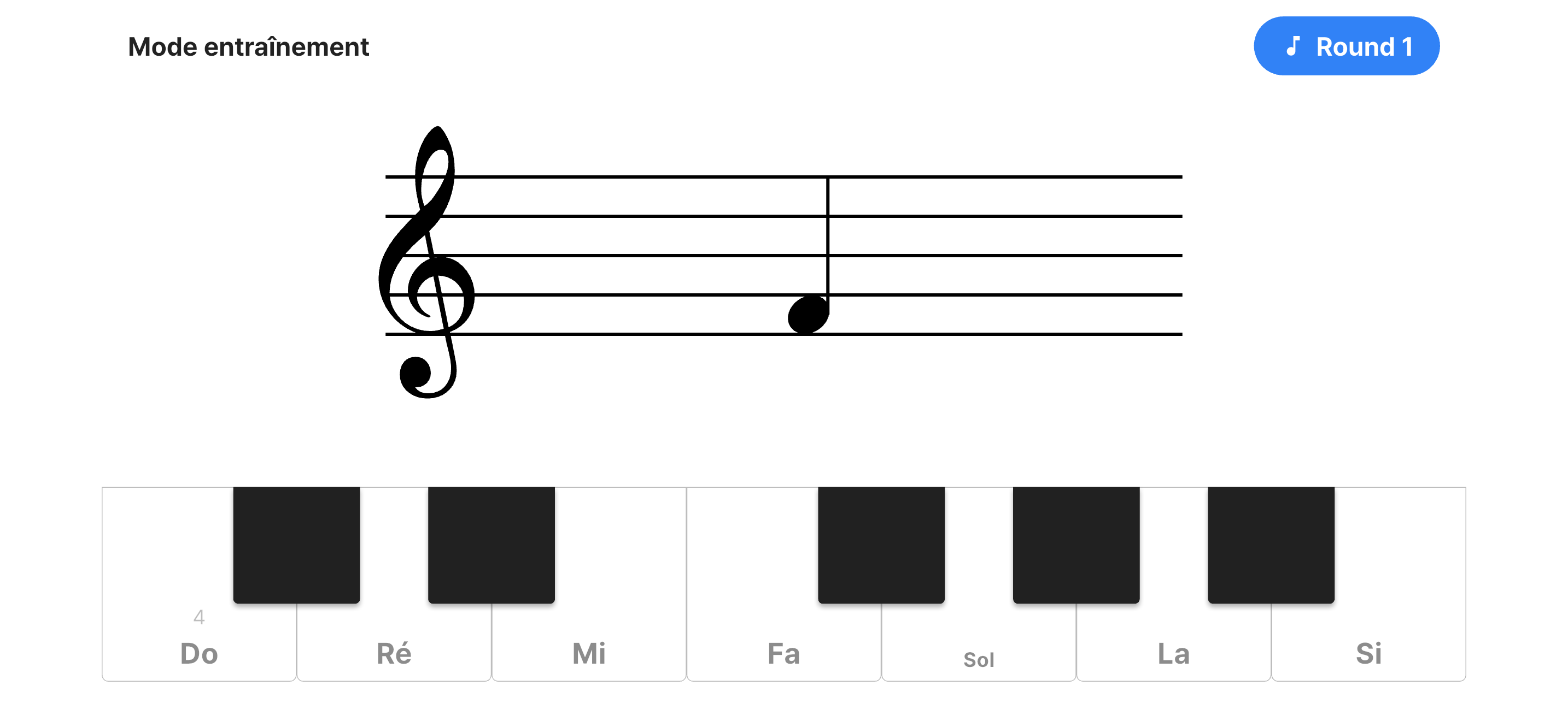 Capture d'écran Jeu de Lecture de Notes 2